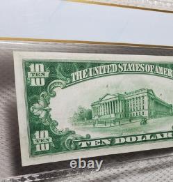 1929 $10 Monnaie Nationale Weedsport, New York PCGS Gem UNC 65PPQ Belle Note Rare
