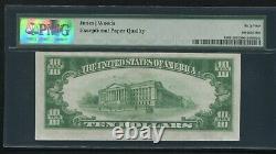 1929 10 $ Tyii Premier Nb De Portland, Or Monnaie Nationale Ch. #1553 Pmg Unc-64epq