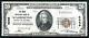 1929 20 $ Le Riggs De Washington Nb, D. C. Monnaie Nationale Ch # 5046 Unc (j)