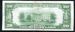 1929 $ 20 Le Riggs Nb De Washington, D. C. Monnaie Nationale Ch # 5046 Unc (n)
