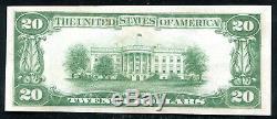 1929 $ 20 The Riggs Nb De Washington, D. C. Monnaie Nationale Ch # 5046 Unc (n)