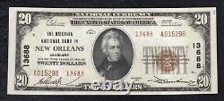 1929 20 $ Tyii Hibernia Nb à La Nouvelle-Orléans, La Monnaie Nationale Ch. #13688 Gem Unc