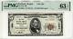 1929 $5 Premier Billet National Devise Portland Oregon Pmg Choice Unc 63 Epq