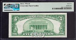 1929 $5 Première Monnaie Des Billets Nationaux Wausau Wisconsin Pmg Gem Unc 65 Epq