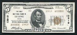 1929 $5 Tyii Première Banque Nationale À Luling, Tx Monnaie Nationale Ch. #13919 Unc