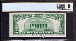 1929 T1 5 $ National City Bank Note Monnaie New York Ny Pcgs B Choice Unc 63 Ppq