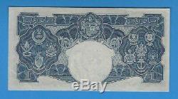 1941 Malaya George VI Billet De 1 Dollar $ 1 Dollar Américain
