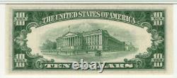 1953 B $10 Argent Certificat Note Devise Fr. 1708 Pmg Gemm Unc 66 Epq (138a)