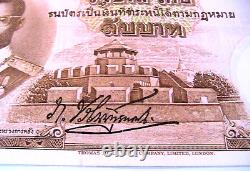 1953 THAÏLANDE 10 Baht SIGN 34 Non circulé. Billet de banque rare en papier-monnaie. P-76b