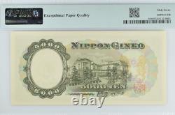 1957 Japon 5000 Yen P93b BILLET DE BANQUE MONNAIE UNC PMG 67