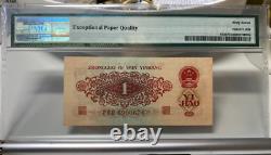 1962 Chine 1 Jiao Rmb Billets Monnaie Unc Pmg 67 P-873