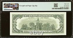 1966 Un billet de 100 $ en cours légal PMG 68 EPQ Fr. 1551 Superbe Gemme Unc Le meilleur connu