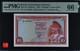 1967 Brun&eacute;i 10 Ringgit P3a Billet De Banque Monnaie Unc Pmg 66