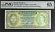 1970-73 Honduras 1 Dollar Billet De Banque Currency Unc Pmg 65