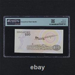 1979 Singapour Conseil de la monnaie de la monnaie de 20 dollars Pick#12 PMG 66 EPQ UNC