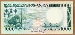 1981 Rwanda 1000 Francs P. 17a Unc Gem Banknote Monnaie Afrique