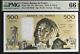 1987 France 500 Francs P156f Banque Note Monnaie Unc Pmg 66