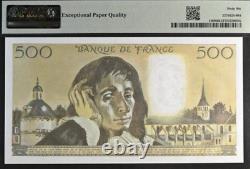 1987 France 500 FRANCS P156f BANQUE NOTE MONNAIE UNC PMG 66