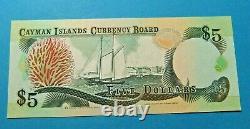 1991 Cayman Islands Currency Board 5 Dollar Bank Note Unc