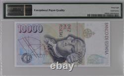 1992 Espagne 10000 Pesetas P166 Billet de banque Monnaie UNC PMG 68
