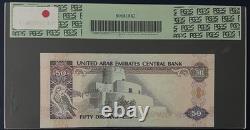 1995/AH1415 Émirats Arabes Unis 50 Dhs Gem UNC PCGS Currency 66 PPQ Pick 14a