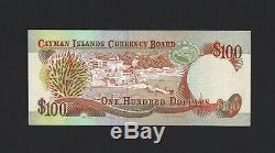 1996 Îles Caïmans $ 100 Dollars, P Currency Board-20, S / N # 398, Unc Scarce Qeii