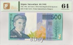 1998 Belgique 500 Francs P149a Billet de banque Monnaie UNC