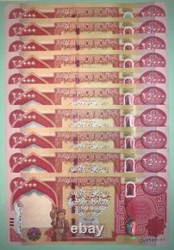 1 000 000 dinars irakiens 1 million neufs UNC garantis authentiques monnaie IQD