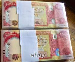 1 000 000 dinars irakiens UN MILLION neufs UNC, monnaie IQD authentique garantie