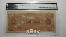 1 1856 Dover $ Indiana Colline En Monnaie Obsolète Bank Note Bill Unc61 Remainder