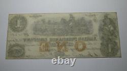 $1 18 Adrian Michigan MI Obsolète Devise Banque Note Bill Reliure! Cnu++