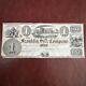 1 $ 18 Franklin Ohio Oh Monnaie Obsolète Billet De Banque Soie Compagnie ! Unc++