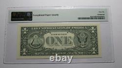 1 $ 1988 Répétiteur Numéro de Série Billet de Banque de la Réserve Fédérale PMG UNC66