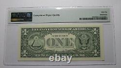 1 $ 1993 Répéteur Numéro De Série Réserve Fédérale Devise Bill Pmg Unc66