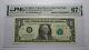 $1 2003 Numéro De Série Du Répéteur Billet De Banque De La Réserve Fédérale Currency Bank Note Bill Pmg Unc67