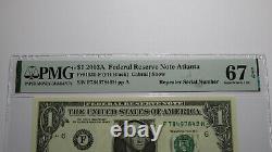 1 $ 2003 Répétition Numéro De Série Réserve Fédérale Monnaie Note De Banque Bill Unc67epq
