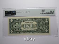 1 $ 2017 Numéro de série radar Billet de banque de la Réserve fédérale PMG UNC67EPQ