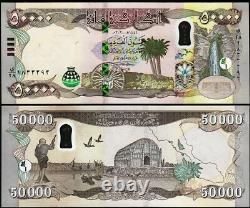 1 MILLION IQD / 1 000 000 / 20 x 50 000 DINAR IRAKI UNC / MONNAIE IQD AUTHENTIQUE