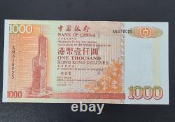 2001 Chine Hong Kong 1000 Dollars Billet de Banque Monnaie UNC