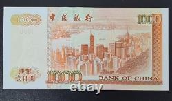 2001 Chine Hong Kong 1000 Dollars Billet de Banque Monnaie UNC