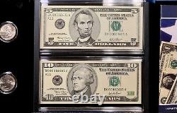 2003 Texas Coin And Currency Set Star Note Low Matching Serial #00002601 Unc Ogp