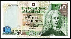2005 Royal Bank Of Scotland De 50 Livres Billet Monnaie Réelle Unc Dernier Numéro