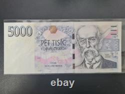 2009 République tchèque 5000 Korun BANQUE NOTE MONNAIE UNC