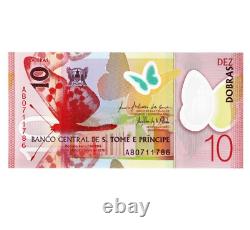 2016-2021 Sao Tomé-et-principe 5 10 20 50 100 200 Dollars Banknote Monnaie Unc