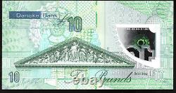 2017 DANSKE BANK LTD Belfast billet de banque de 10 £ UNC nouveau vrai polymère monnaie d'Irlande