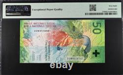 2020 Suisse 50 francs P77d billet de banque monnaie UNC PMG 68