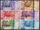 2025 Belize 2 5 10 20 50 100 Dollars Ensemble De Billets De Banque Monnaie Unc