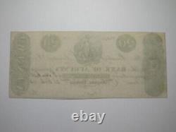 20 $ 1833 Augusta Géorgie Billet de Banque de Monnaie Obsolète UNC++ Banque d'Augusta