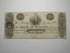 20 $ 1833 Augusta Géorgie Billet De Banque De Monnaie Obsolète Unc++ Banque D'augusta