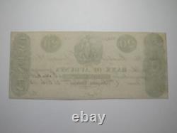 20 $ 1833 Augusta Géorgie Billet de banque de monnaie obsolète UNC++ Banque d'Augusta